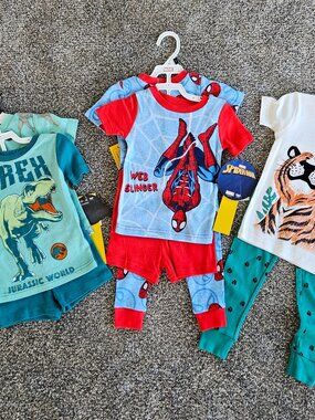 Boys 2T Bundle of Pajama Sets  Short sleeve. NWT